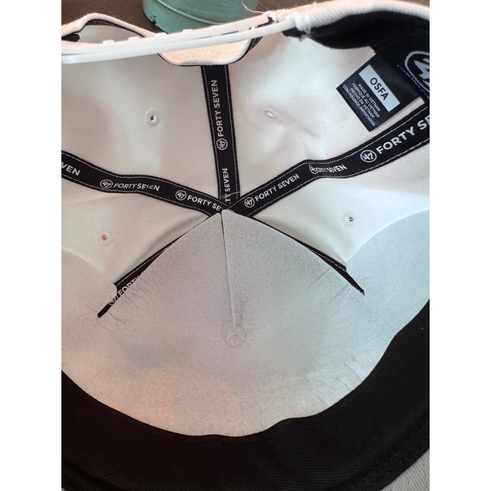 New England Patriots 47 Brand Hitch Rope Hat White Adjustable Baseball Cap - Picture 4 of 4